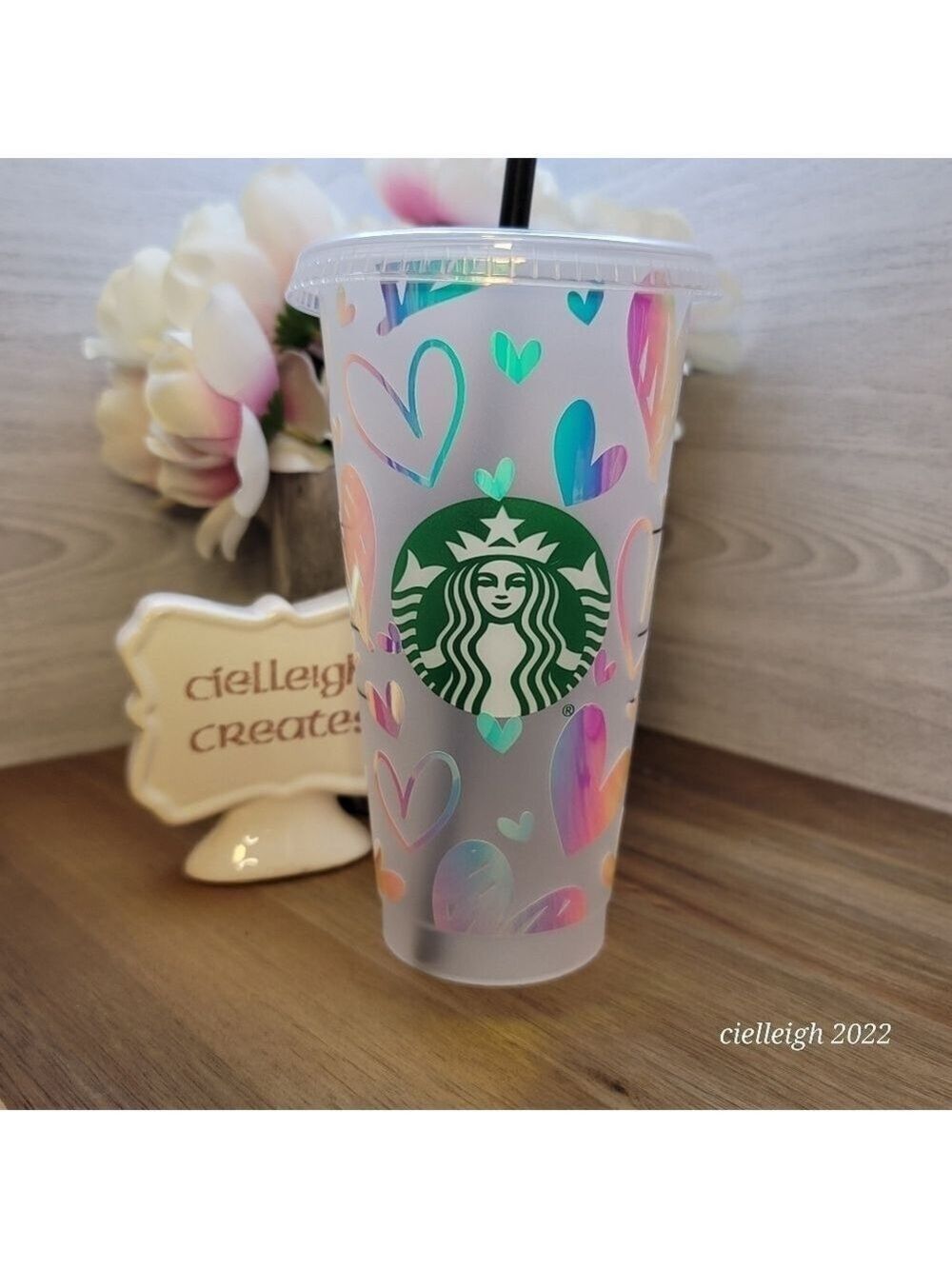 Starbucks Iridescent Hearts Tumbler